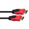 Kabel HDMI Maclean MCTV-813 HDMI 1.4 (M) - HDMI 1.4 (M) 30AWG z filtrami ferrytowymi czarny 3m